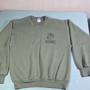 Vintage Soffe Tag United States Marine Corps Sweatshirt Men Size Medium USA
